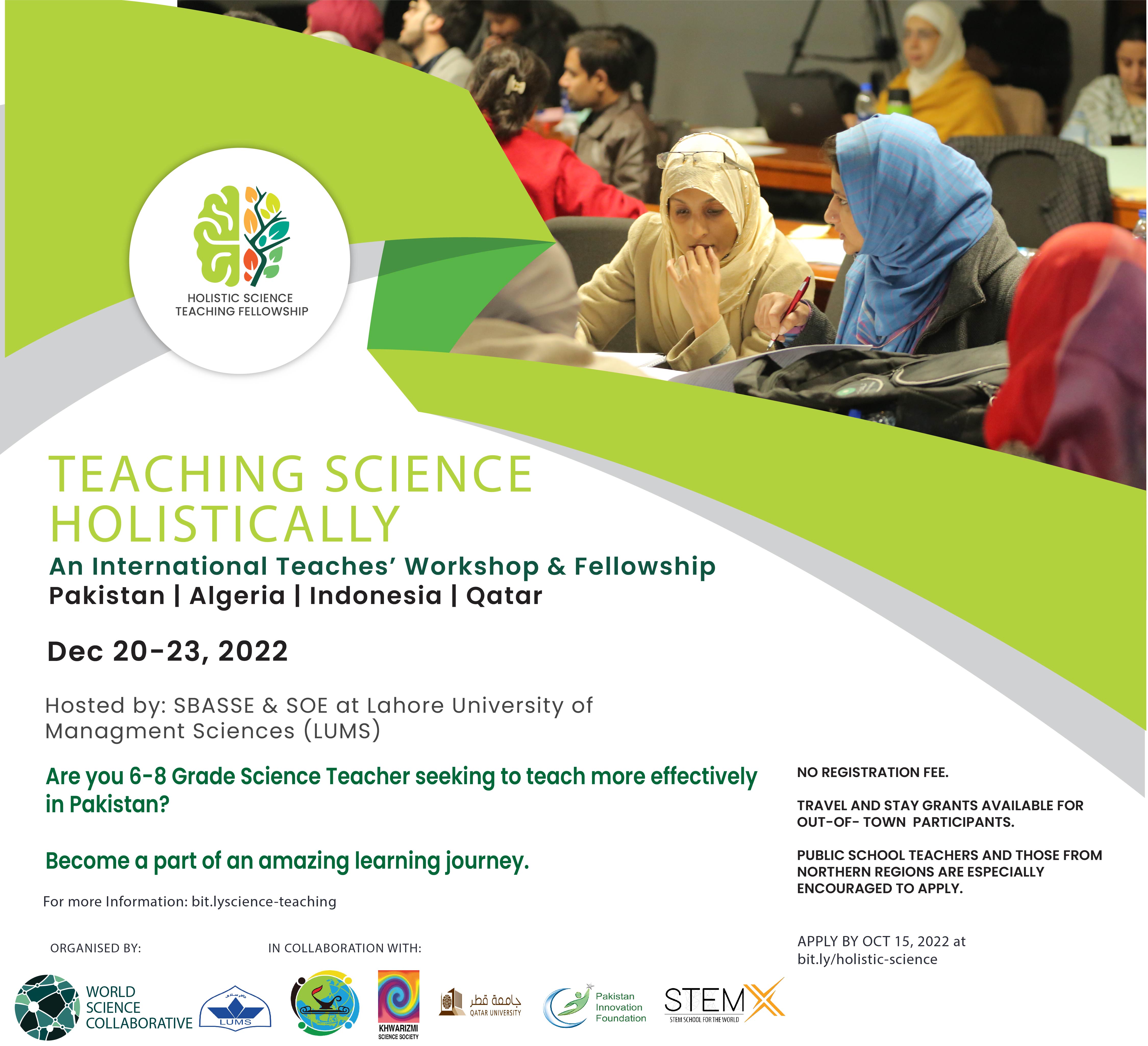 Holistic Teaching Of Science: An International Teachers Workshop ...